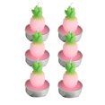thumbnail image 2 of Billuyoard Paquete de 6 suministros para decoración de tartas, feliz cumpleaños, hecho a mano, decoración de velas, adornos, utensilios para hornear Artesanía Rosa Billuyoard HA059502-04, 2 of 6