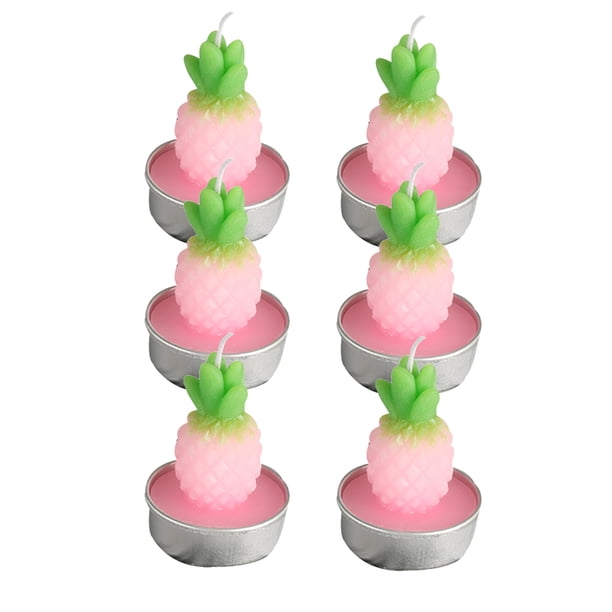 Naiovety Kit de decoración de pasteles de 6 piezas, exquisito cumpleaños hecho a mano, decoración de velas de cumpleaños, adornos, utensilios para Artesanía Rosa Naiovety HA059502-04