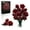 Burgundy Red-11016, variant on Burgundy Red Rose Bouquet Building Set, While Red Flowers for Adults Women, Botanical Collection Gift for Halloween & Valentines - Artificial Plant Gothic Home Decor
