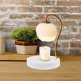 thumbnail image 1 of TABLZONE White Metal Desk Lamp Base with Round Shape and Stable Flat Bottom for Multipurpose Use, 1 of 8