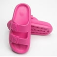 thumbnail image 3 of Womens Slip-on Sandals  Casual, Cute & Comfortable Slippers for Summer  Use Indoor or Outdoor adjustable buckle straps, 3 of 5