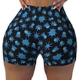 thumbnail image 2 of Fotbe Blue Octopus Shorts Sin Costuras – Shorts Deportivos de Cintura Alta para Mujer, Elásticos para Gimnasio, Yoga, Running o Ciclismo-Medium, 2 of 8