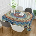 thumbnail image 4 of GZHJMY Boho Mandala Outdoor Tablecloth60x108In,Rectangle Table Cover Kitchen Dinner for Outdoor and Indoor Party Holiday Hotel BBQ-Machine Washable622 Home Decor, 4 of 7