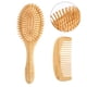 thumbnail image 3 of JUEGO DE PEINES DE PELUQUERÍA DE BAMBÚ MASAJE ANIESTÁCO DEL CUERO CABELLUDO, 2 PEINES DE BAMBÚ para TODO TUPO DE CABELLO, DENTES REDONDOS, DRESTO ANTIDRESLIZANTE, 3 of 7