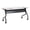 Black Frame/Elm Top, variant on Learniture High-Pressure Laminate Mobile Flipper Table, Rolling Flip-Top Nesting Training Table for Classrooms, Offices & Collaborative Workspaces