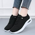 thumbnail image 2 of Women's Orthopedic Air Cushion Running Walking Nursing Shoes Comfortable Breathable Knit Slip on Work Sneakers, 2 of 5