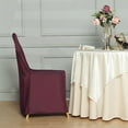 thumbnail image 2 of BalsaCircle 50 Burgundy Solid Polyester Banquet Chair Covers Slipcovers Party Linens, 2 of 8