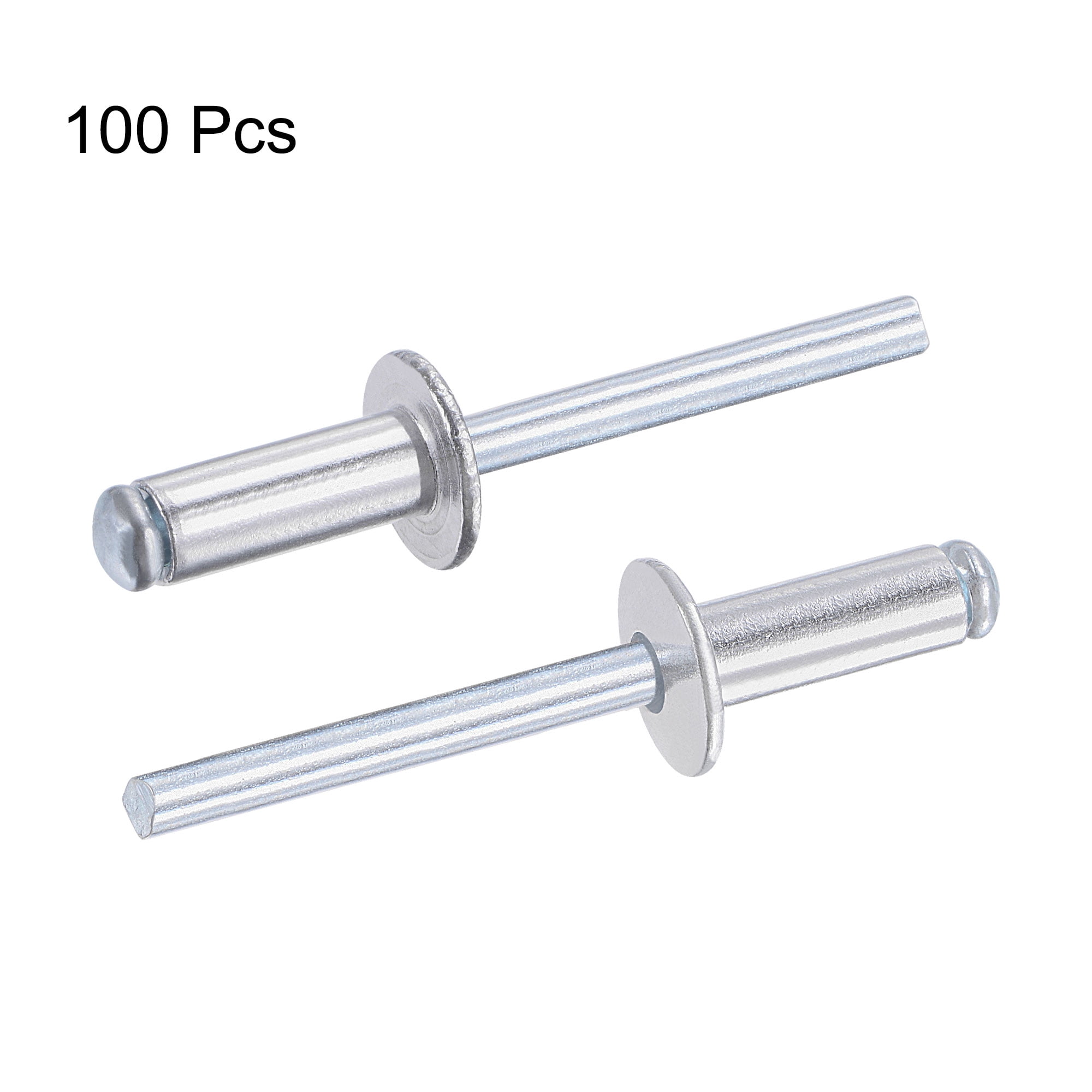 Aluminum Pop Rivets 1/4" x 5/8" Dome Head Blind 8-10 Gap .501-.625 Qty 500 