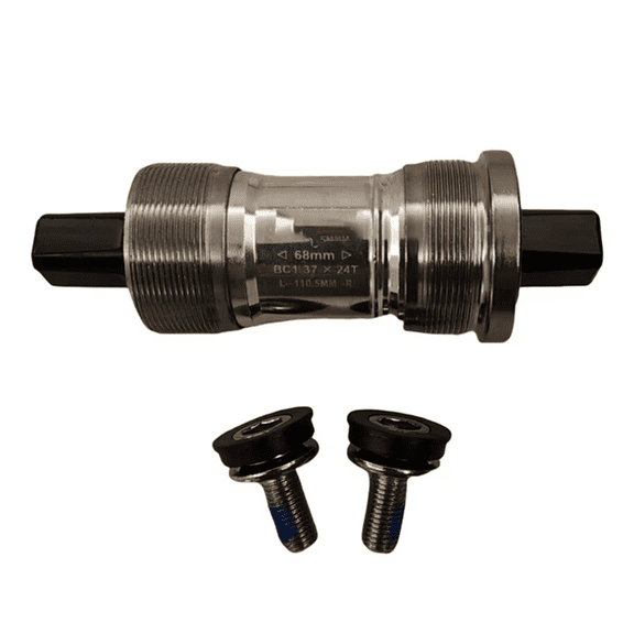 Mountain Bike Bottom Bracket 68mm,Portable Square-Taper, Size: 110.5mm,Perfect for Cycling Enthusiasts,1 x Mountain Bike Bottom Bracket,As Shown