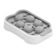 thumbnail image 1 of Monstrate Bandeja para moldes de hielo con tapa Caja de almacenamiento Contenedor Cocina y Comedor Gris, 1 of 6