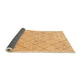thumbnail image 2 of Ahgly Company Indoor Rectangle Solid Orange Modern Area Rugs, 3' x 5', 2 of 4