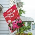 thumbnail image 2 of America Forever Flags Double Sided House Flag - Happy Valentine's Day - 28 x 40 Inches, Happy Valentine's Day Love Hearts House Flag, Seasonal Yard Outdoor Holiday Decorative Flag, 2 of 3
