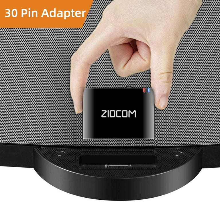 ZIOCOM Pin Bluetooth Adapter Receiver for Bose iPod iPhone SoundDock and Other 30 pin Speakers with 3.5mm Aux Cable(Not Car and - Walmart.com