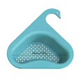 thumbnail image 3 of Fregadero Colador Cesta Triangular Colgando Filtro Estante de almacenamiento Azul, 3 of 3