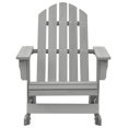 thumbnail image 2 of Charmma Patio Rocking Chair Wood Gray, 2 of 6