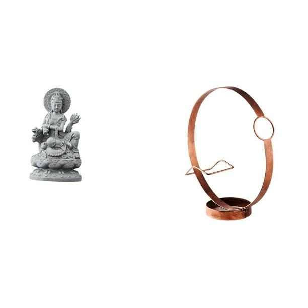 Figura De Guan Yin, Escultura Feng Shui, Buda Femenino Chino, Artesanías, Centros De Mesa Para Interiores, Soporte De Hierro Para Botellas De Vino, Organizador De Metal, Almacenamiento Y