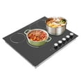 thumbnail image 5 of 4 Burners Electric Cooktop, 110V Electric Ceramic Cooktop,with Kid Safety Lock, Timer, LED Display,Electric Stovetop for Kitchens, Hotels, Restaurants, 5 of 20