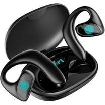 AI Translation Earbuds Real Time - All Language Translator Headphone Translating Earpiece Device - Wireless Bluetooth Ear Bud Offline Live Translate Earphone Interpreter Open Earpod (Black)