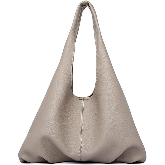 MMYGU Soft Vegan Leather Shoulder Bag for Women Fashion Hobo Purse Large Dumpling Totes Handbag 2pcs Set Top Handle Satchel