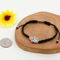 thumbnail image 7 of Letter J Hand of Fatima Bracelet Hamsa Hand Evil Eye Lucky Charm Protection Bracelet Braided Adjustable Valentines Gifts for Her Y3791-J, 7 of 7