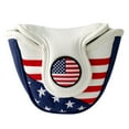 thumbnail image 2 of jinwen Big Dents Putter Headcover Half Mallet Small Golf Head Cover Club Head Protector, 2 of 9