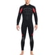 thumbnail image 1 of Sonducket Trajes de buceo, traje de neopreno cálido, traje de baño de manga larga para Surf, elástico, cómodo, equipo de pesca submarina, Deportes acuáticos Hombre Rojo XXL, 1 of 6
