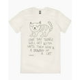 thumbnail image 3 of Drawing Of A Cat T-Shirt Australia Online colour_white, 3 of 8