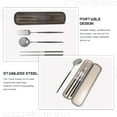 thumbnail image 3 of 1 Set of Outdoor Travel Cutlery Boxed Cutlery Multi-functional Tableware Portable Cutlery, 3 of 9
