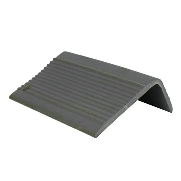Stair Edge Protector Stair Edging Self-Adhesive Rubber Stair Nosing Stair Nose Molding, Non-Slip Stair Tread Stair Trim for Indoor & Outdoor Stair Steps
