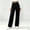 Black Womens Jeans, variant on JUSLIO Cargo Pants for Women High Waist Jeans Casual Comfortable Straight Leg Pants Black L