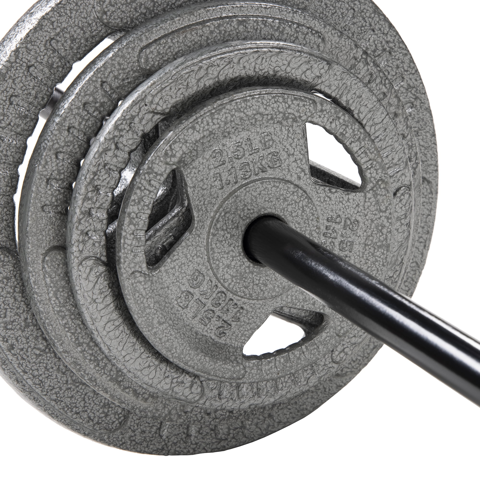 BalanceFrom 1-Inch Standard Weightlifting Barbell, 300-Pound Capacity - 529809039