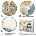 thumbnail image 3 of Designart "Delightful Flower Garden In Beige And Blue I" Plants Floater Framed Wall Decor, 3 of 5