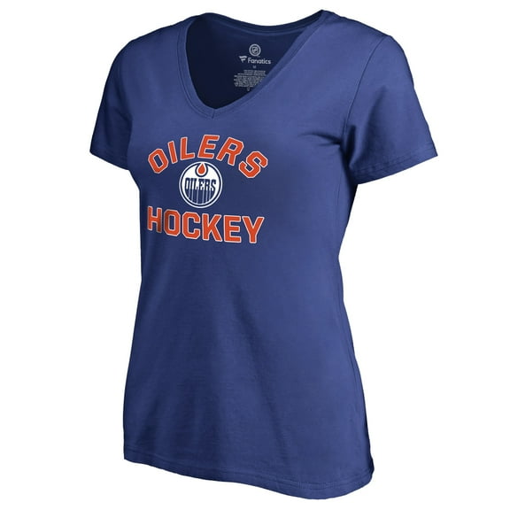 Women's Royal Edmonton Oilers Overtime T-Shirt