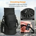 thumbnail image 4 of SITHON Water Bottle Carrier Bag with Adjustable Shoulder Strap, Sports Water Bottle Sling Case Holder Sleeve Pouch with 2 Pockets/Hand Strap for Hiking Travelling School Camping, 4 of 7