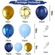 thumbnail image 5 of Navy Blue Balloon Arch Kit, 97pcs, Birthday Balloon Arch, Gold Blue Balloons, Gold Confetti, Baby Shower Balloon Arch, 5 of 5
