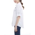 thumbnail image 3 of Little Donkey Andy Women's UPF 50+ UV Protection Shirt, Long Sleeve Fishing Shirt, Breathable and Fast Dry Bright White M, 3 of 6