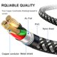 thumbnail image 5 of Yeung Qee Cable De Audio Macho A Macho De 3,5 Mm Cable Auxiliar Estéreo Hi-Fi De 4 Polos De 1 Pie Cable Auxiliar De 3,5 Mm Trrs Cable De Audio Macho A Macho Cable Auxiliar Para Auriculares Ps4 Teléfon, 5 of 5