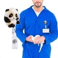 thumbnail image 2 of Bobine de Badge Rétractable Porte-Badge pour Infirmières Médecins Enseignants (Forme Panda), 2 of 8