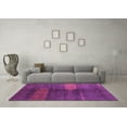 thumbnail image 3 of Ahgly Company Indoor Rectangle Abstract Purple Modern Area Rugs, 5' x 8', 3 of 4