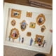 thumbnail image 3 of Kit de caja de silueta recortada en papel DIY | Vitrina de memoria 10x10 con marco dorado • 8 mini marcos, 10 figuritas hechas a mano, 2 luces LED | Regalo de recuerdo personalizable, Exposición de, 3 of 6