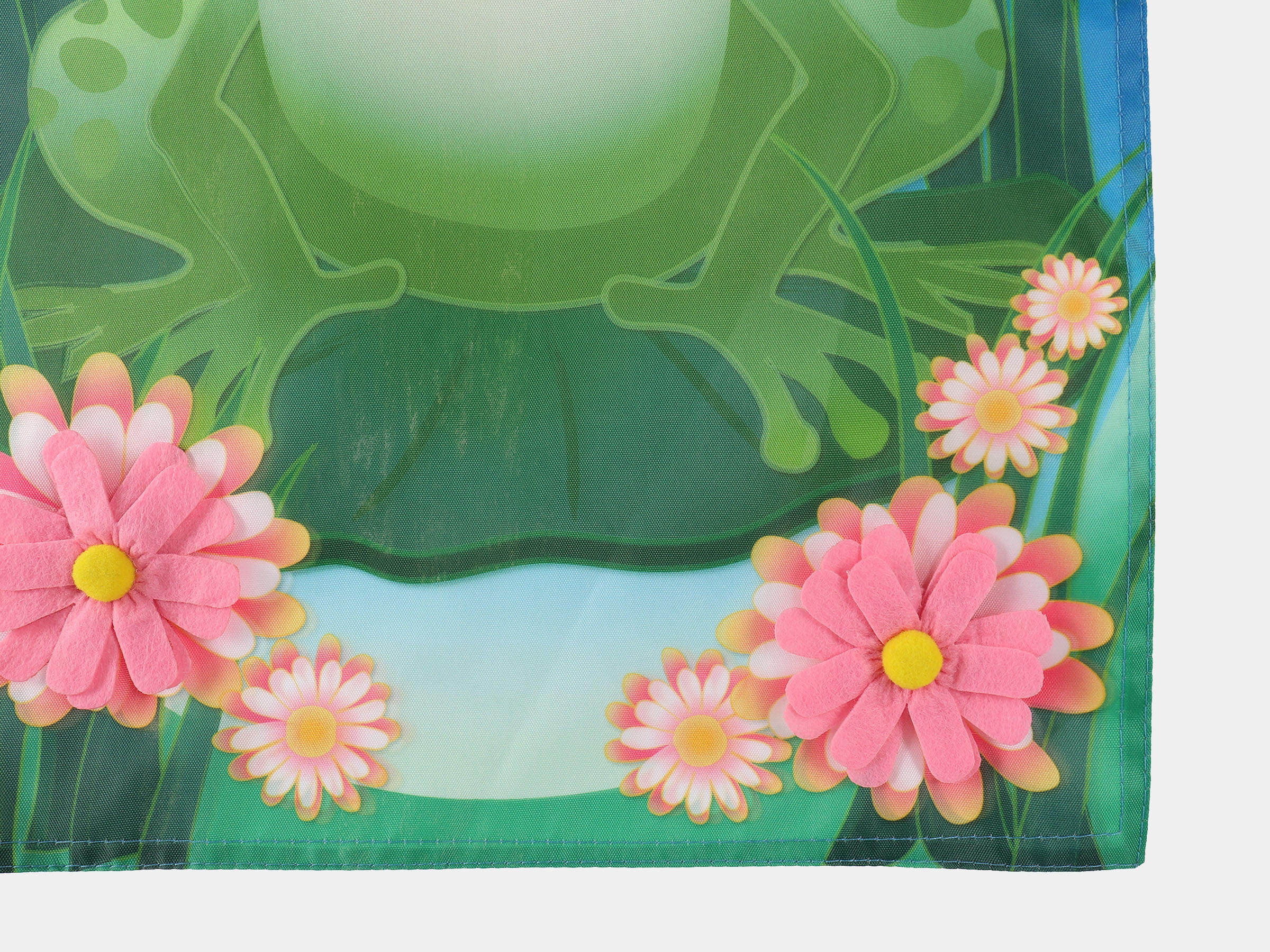 Meadow Creek Spring Garden Flag, 18" Prince Frog