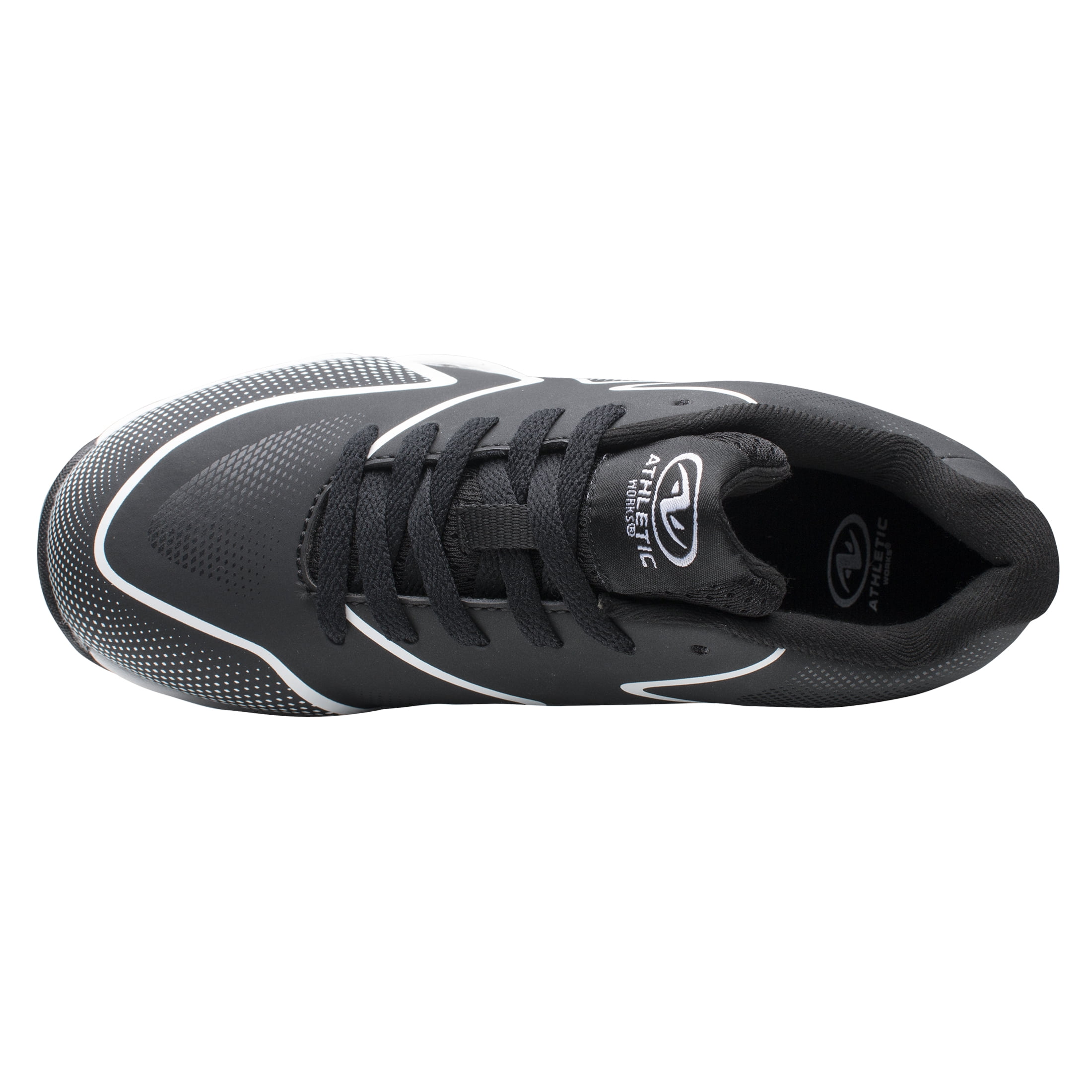 Athletic Works Youth Unisex Baseball Cleats, Kids, Available in Black, Blue, Pink & Red