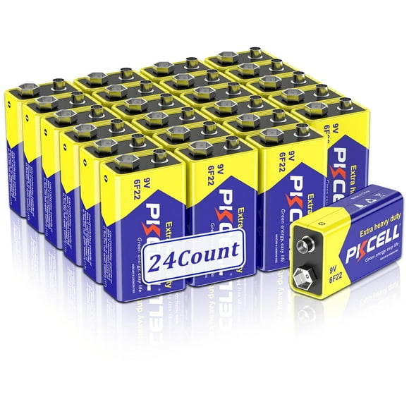Baterías De 9 V 6F22 Baterías De Alta Potencia Batería De Larga Duración Baterías De Carbono De 9 Voltios Vida Útil De 3 Años Baterías De 9 V A Prueba De Fugas Adecuadas Para Detectores De Humo Y Otro