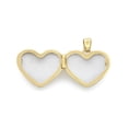 thumbnail image 4 of Cadena Con Dije Relicario De Corazón Oro Sólido 10K amarillo Casa del Anillo Medida Cadena 45 cm Medida Corazón Relicario 1.4 cm cerrado Peso total 2.9 gr, 4 of 6