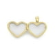 thumbnail image 4 of Cadena Con Dije Relicario De Corazón Oro Sólido 10K amarillo Casa del Anillo Medida Cadena 45 cm Medida Corazón Relicario 1.4 cm cerrado Peso total 2.9 gr, 4 of 6
