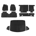 thumbnail image 2 of Floor Mats Compatible with 2017-2022 Honda CRV Cargo Mat Cargo Liner Trunk Mat Back Seat Cover Protector 2021 CR-V Accessories (Trunk Mats+Backrest Mats+Floor Mats), 2 of 13