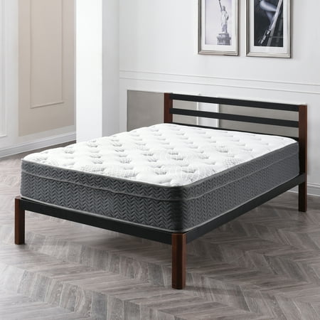 Modern Sleep Palmetto Hybrid Latex and Innerspring 12-Inch Mattress, Multiple