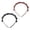 Red Black, variant on SmartBy 2Pcs Hair Hoop Double-Layered Hollow Braided Design Headband with Clips Bangs Styling Tool Clip-in Braided Headband