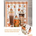 thumbnail image 6 of Pumpkin Latte Shower Curtain Set ，Waterproof Fabric Shower Curtains Fall Drink Shower Curtains for Bathroom,Bathroom Decor 36"x72", 6 of 7