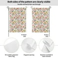 thumbnail image 2 of Easygdp Bunny Floral Garden Flag Yard Flag Welcome Flag, Double-Sided, Weather Resistant for Outdoor Decor - 28"x40", 2 of 9